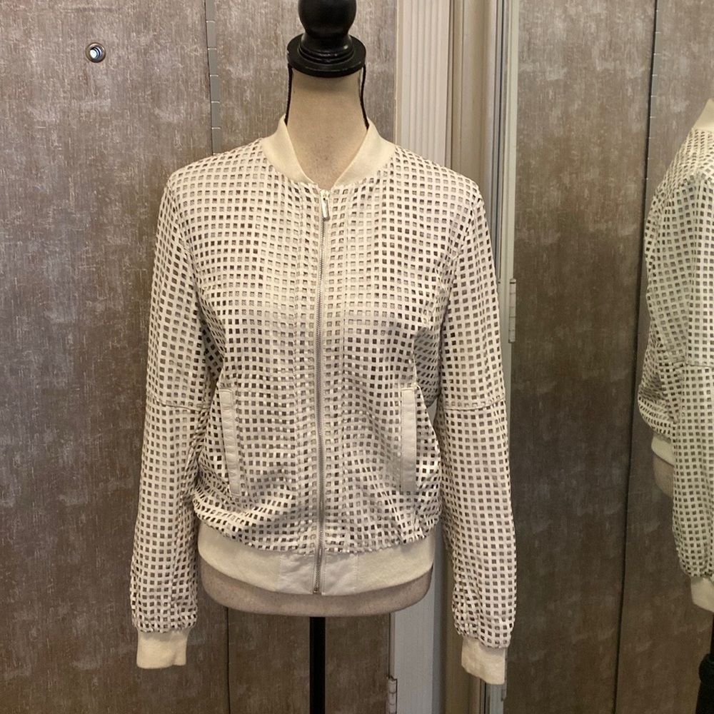 Tenax Genuine Leather and Cotton Jacket, M